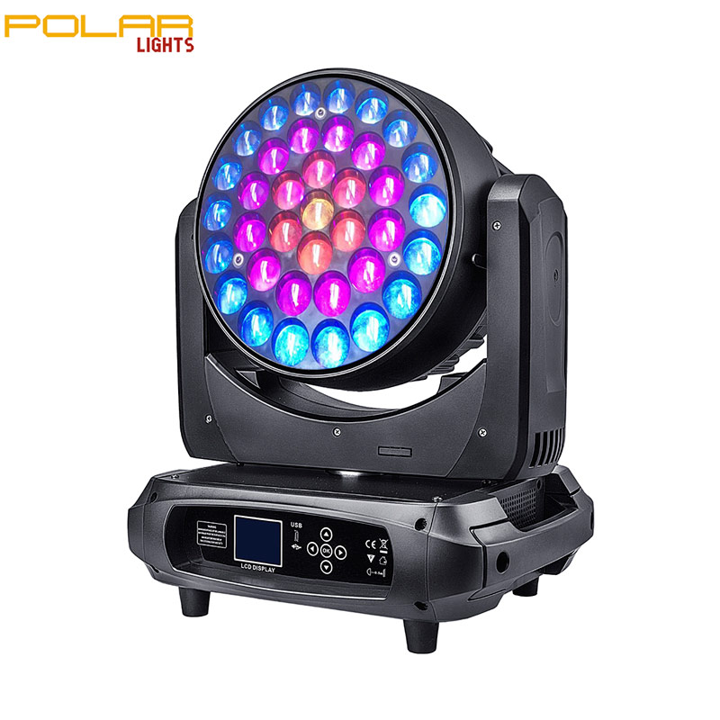 LED 37顆15W調(diào)焦染色搖頭燈